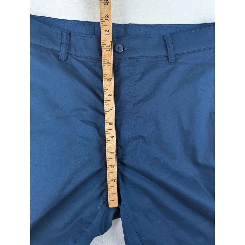 FootJoy Mens Navy Blue Performance Golf Pants Straight Leg 34x30 FJ Gripper